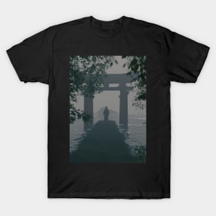 Solitude in Nature's Embrace T-Shirt